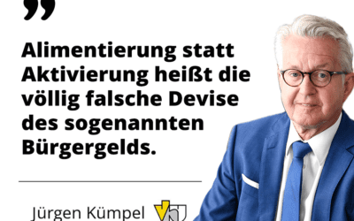 Kümpel: „Sogenanntes Bürgergeld schafft falsche Anreize“