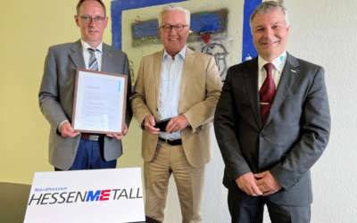 REFA Hessen gratuliert HESSENMETALL Nordhessen für 70-jährige Mitgliedschaft
