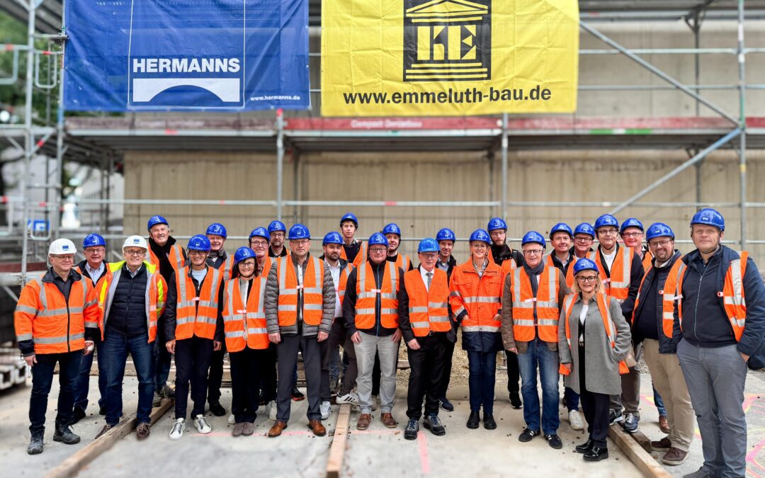 Gelungener Einblick in Baupraxis und Zukunftsperspektiven – AFK-Unternehmertreff mit exklusiver Baustellenführung