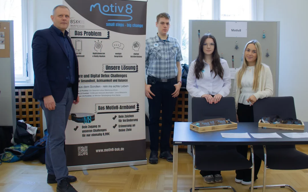 Nordhessische Schülerfirma Motiv8 gewinnt IW JUNIOR Landeswettbewerb